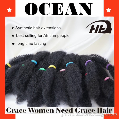 2015 fashion Noble Gold Wholesale Synthetic kinky twist Bulk Hair